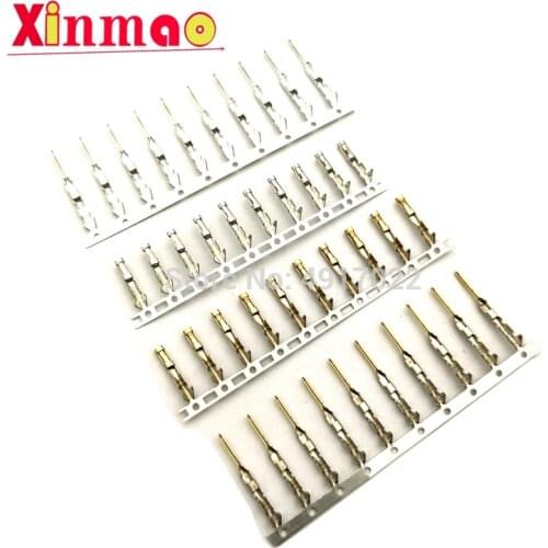 2.54mm Dupont reed Dupont Jumper Wire 2.54 Dupont languette Connector Terminal Pins Crimp Femal Male Pin Gold and Tin Plating
