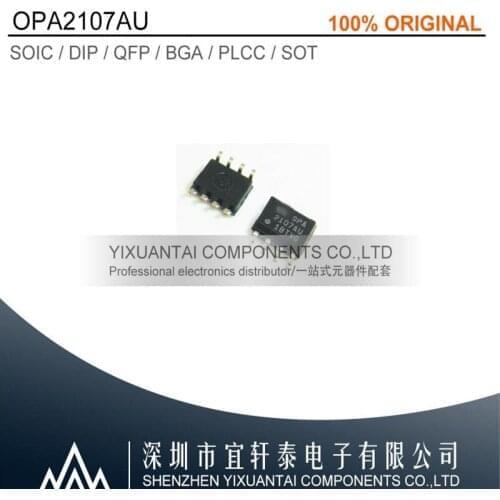 5pcs/lot 50pcs/lot 100pcs/lot Free shipping 100% original OPA2107AU A2107AU SOP8