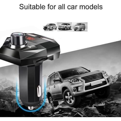 New 3.1A LED Display Dual USB Car Charger Universal Mobile Phone Aluminum Car-Charger for Xiaomi Samsung iPhone 11 Pro Max