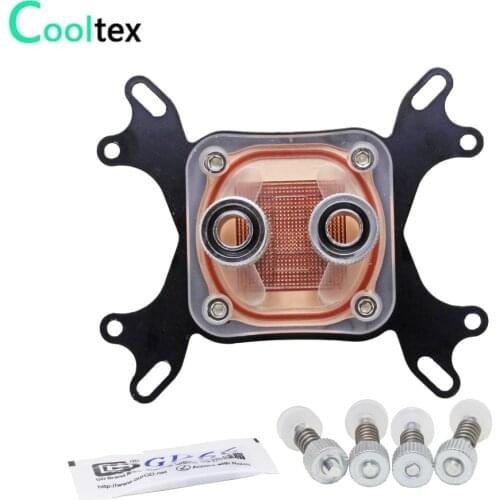 DIY CPU Water Block Water Cooling watercooled block Computer Cooling Radiator For Intel & AMD Cooler cooling