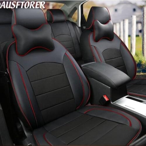 AUSFTORER Genuine Leather Covers Car for Mercedes-Benz A 200 180 160 220 250 260 Seat Cover Car Cowhide Seat Cushion Accessories