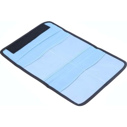 Camera UV CPL FLD ND COLOR Filter Wallet Lens Adapter Ring Storage Bag Case Pouch Holder 4 Pockets X