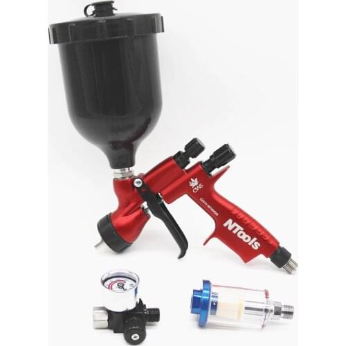 CWS Spray GUN With Spray Gun Air Regulator Mini Spray Gun Air Filter Air Paint Gun Car Paint Airbrush Automotive Varnish Spray