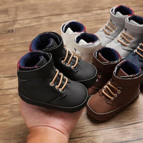 Cute Toddler Unisex Baby Soft Sole Cotton Crib Shoes Anti-slip Sneaker Prewalker 0-18M