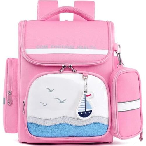 Top Quality Children Fold School Bags for Girls Boys Waterproof Orthopedic kids Backpacks Kids School Bag Mochila Escolar