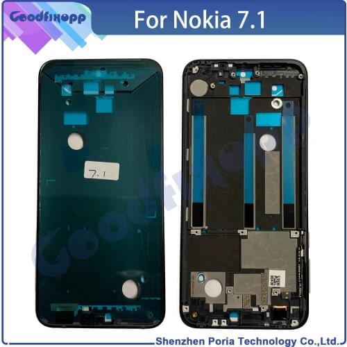 For Nokia 7.1 TA-1100 TA-1096 TA-1095 TA-1085 TA-1097 Media Case Front Frame ,Middle Bezel Frame ,LCD Screen Support Front Frame
