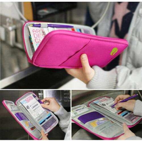Travel Wallets with Passport Cover Holder Fashion Design Cheap Credit Card HolderPassport Wallets Travel Document Organizer Bag