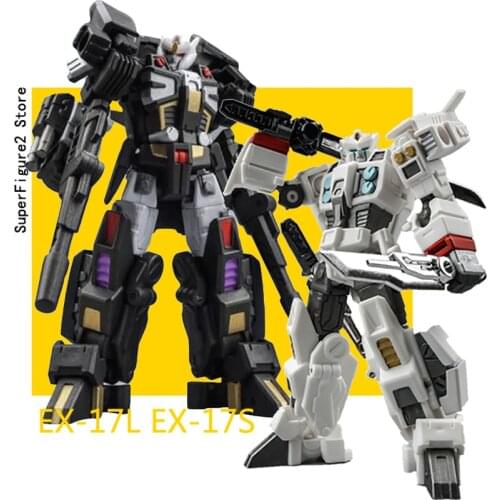 Transformation Action Figure Toy IronFactory EX-17L EX-17S Twin Edged Blade Norimune Muramasa Model Deformation Car Robot