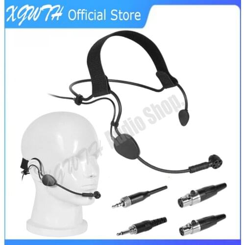 ME3 Headset Microphone Headworn Hypercardioid Condenser Mic For AKG Shure Senheiser Wireless Bodypack Transmitter System