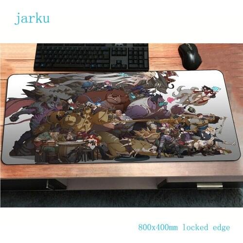 Lol mouse pad 800x400x2mm gaming mousepad anime Adorable office notbook desk mat gifts padmouse games pc gamer mats