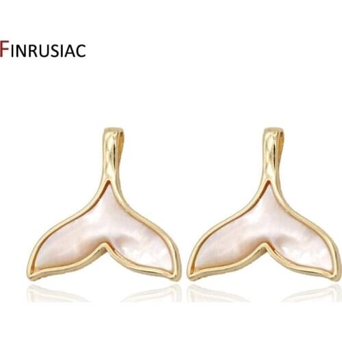 New Designer Exquisite Epoxy Whale Tail Pendant Charms For Jewelry Making DIY Bracelets Necklace Earrings Findings Components