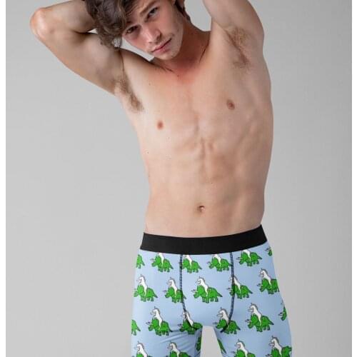 Unicorn Underwear Classic Hot Customs Trunk Polyester Sublimation Men Boxer Brief
