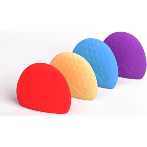 Wholesale 500pcs/lot Portable silicone toothbrush cup camping traveling Strawberry Tooth Brushing Cups storage SN3891