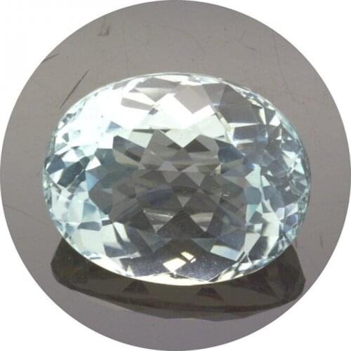 23,64ct Unheat BlueTopaz Oval Cut