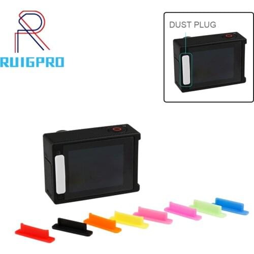LCD Screen Interface Dust Plug For GoPro Hero 4 3+ 3 2 1 Silicone Anti-Dust Plug Cap Accessories