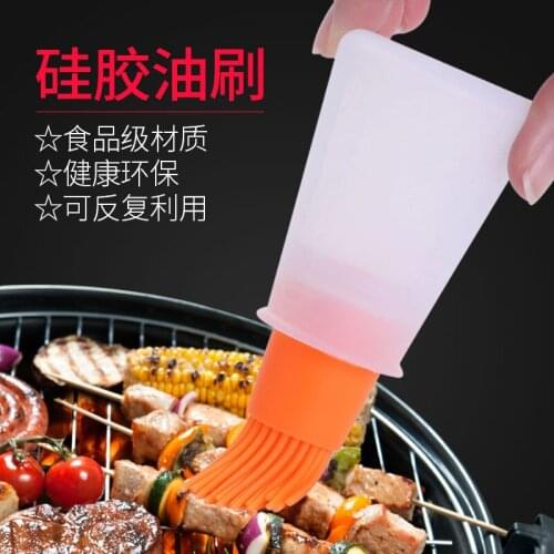 Silicone oil brush baking tool High temperature flat bottom with scale environmentally friendly high temperature oil brush Barbe