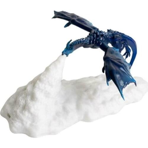 USB 3D Printed Dragon with LED Warm Light Rechargeable Dragon Fire Breathing Lamp Beads Invisible Switch 3D Printing Machine