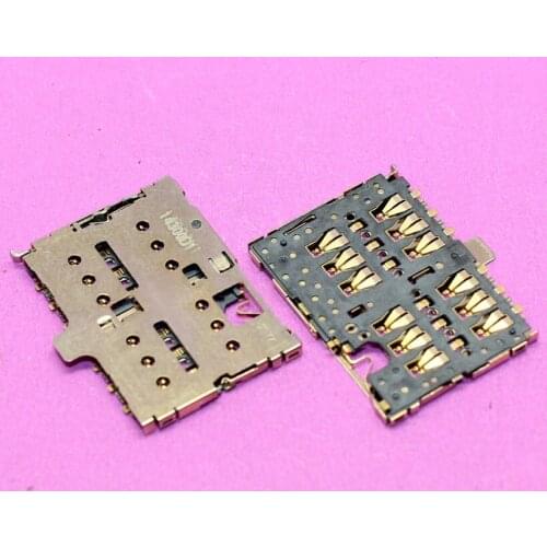 YuXi Brand New Double card socket reader holder for HTC E8 M8 M8D One M8ST Sim card tray slot module