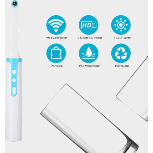 2MP 1080P For Oral Tooth Endoscope Digital Microscope Handheld Otoscope
