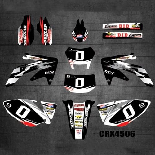 3M GRAPHICS BACKGROUNDS DECALS STICKERS For Honda CRF450X 2005 2006 2007 2008 2009 2010 2011 2012 2013 2014 2015 2016 2017 2018