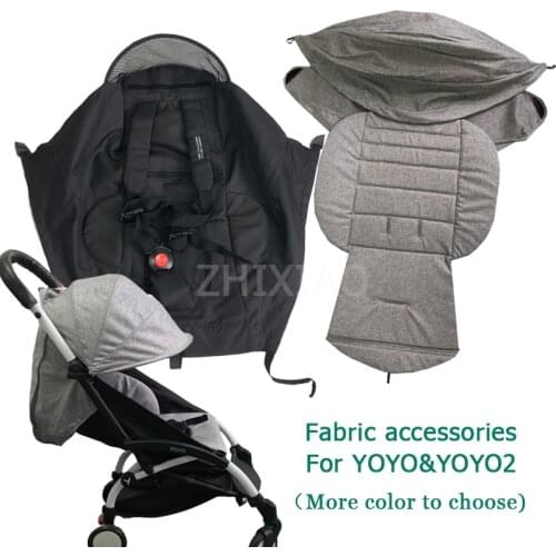 Stroller Accessories Textile Part (Cushion,Sun Visor ,Seat) For Babyzen YOYO YOYO2 YOYA BABYTIME (Not Including the Stroller)