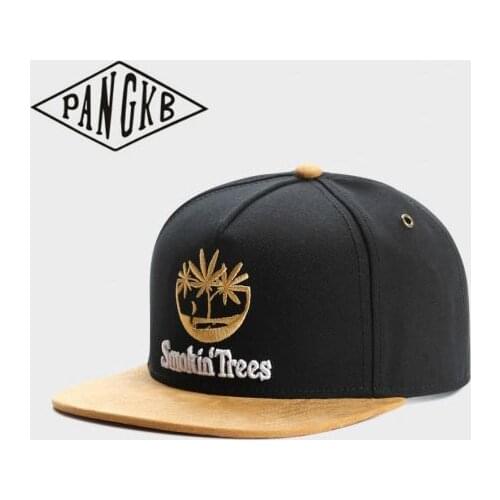 PANGKB Brand SMOKIN' TREES CAP black hip hop snapback hat spring for men women adult outdoor casual sun baseball cap bone