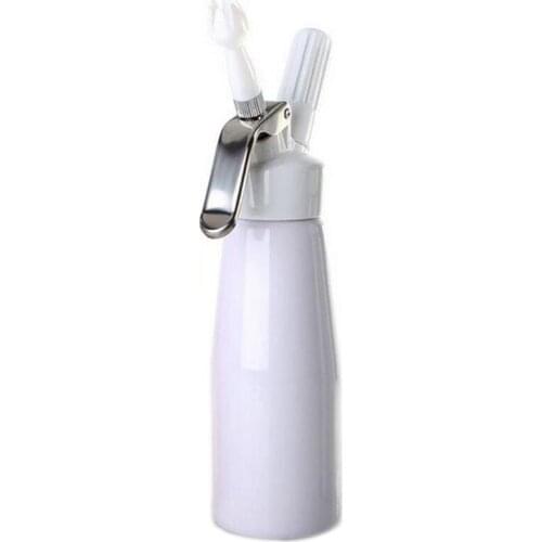 500ml Aluminum Alloy Whipped Cream Dispenser Home Kitchen Whip Cream Dispensers with Three Different Decorating Nozzles Hot
