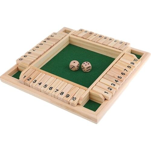 ''Digital'' Funny Puzzle Game for Party/Club/Family Games Shut The Box Board Game Set with Dice Number Drinking Game