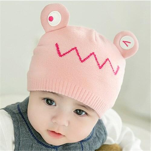 Baby Hat Newborn infant Baby boy girl hat Cotton print winter Hats For Baby Girls kids children Knitted Beanies Cap