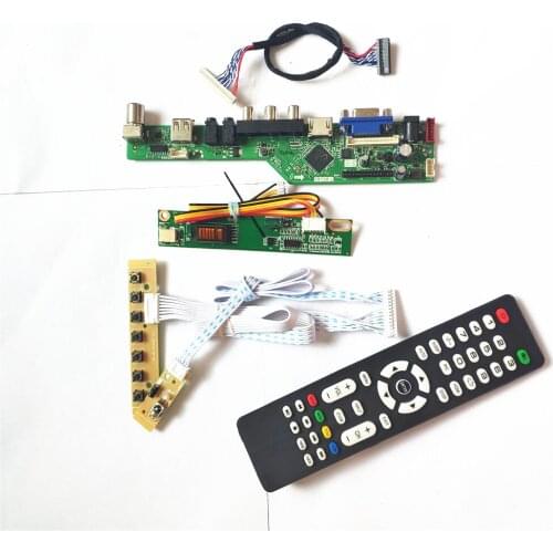 For LP150X05-A2C1/A2K3 1CCFL 30Pin LVDS VGA HDMI-Compatible AV USB RF Remote+Inverter+keyboard LCD T.V56 controller board