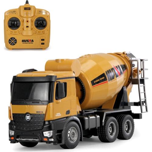 HUINA 574 1/14 10CH RC Concrete Mixer Truck Model Cars Toys 2.4G Remote Control TH18057-SMT6