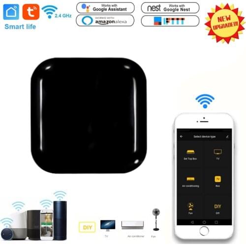 Tuya IR Remote Control Smart Universal Infrared Smart Life APP Control For Air Conditioner TV Work With Alexa Google Assistant