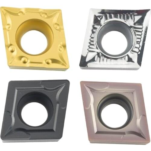 10 pcs of numerical control blade CCMT120404 CCMT120408-TM square ceramic blade processing steel stainless steel aluminum parts