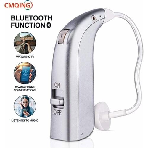 Best Rechargeable Digital Hearing Aid Severe Loss Invisible BTE Ear Aids High Power Amplifier Sound Enhancer For Deaf Elderly