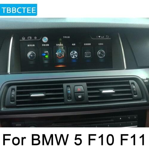 For BMW 5 Series F10 F11 2013 2014 2015 2016 NBT Car Android Touch Screen Multimedia Player Stereo Display navigation GPS Audio