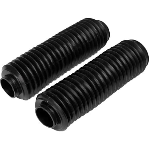 Pair Motorcycle Parts Front Shock Absorber Dust Anti-Dust Cover Black
