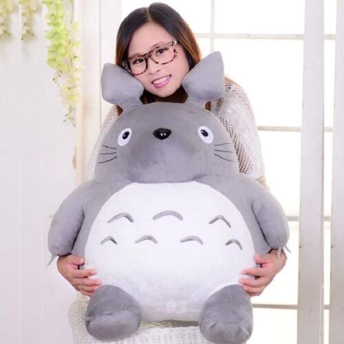 20/30/45cm Totoro Plush Toys Soft Stuffed Animals Anime Cartoon Pillow Cushion Cute Fat Cat Animals Children Birthday Xmas Gift