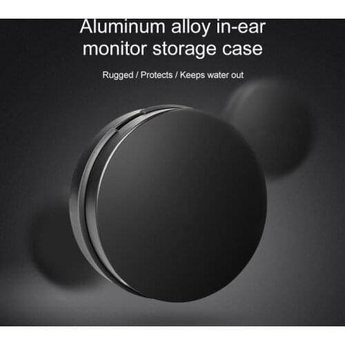 Portable Accessories Earphone Storage Case Bag Earphone Box TRN Aluminum Alloy Metal In-Ear Earphone Hard Waterproof