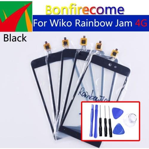 5.0" Touchscreen For Wiko Rainbow Jam 4G Touch Screen Panel Sensor Digitizer Glass NO LCD Replacement Parts