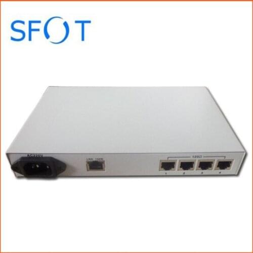 SFOT, AC power, 4E1 to ethernet converter (protocol), 4E1 to FE 120ohm mini type protocol converter