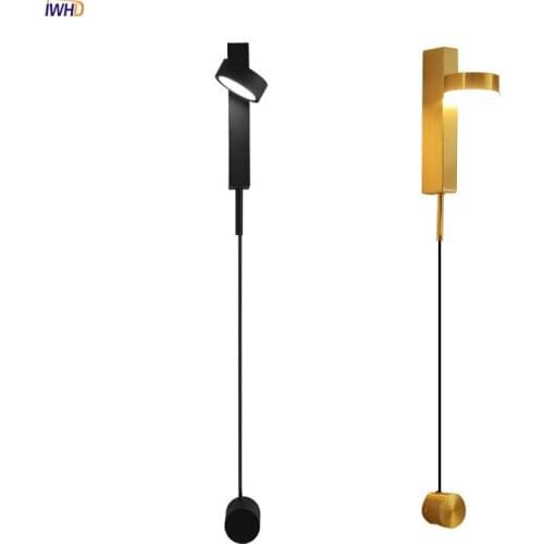 Modern Iron Wall Lamp Rotatable Simple Nordic Wandlamp Wall Lights Bedside Bathroom Indoor Lighting Applique Murale Luminaire