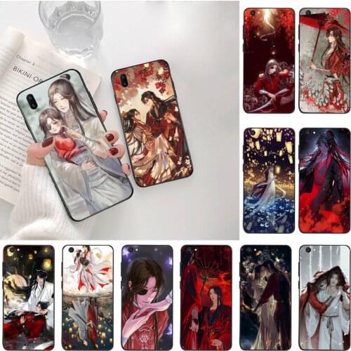 TOPCASHOP style Tian Guan Ci Fu Phone Case For Vivo Y91c Y17 Y51 Y67 Y55 Y7s Y81S Y19 V17 vivos5