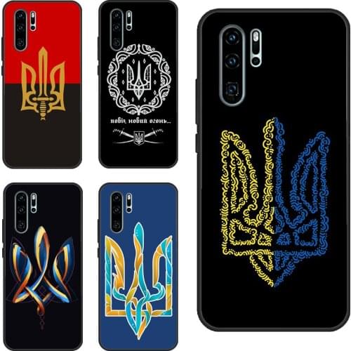 Ukraine Tryzub Flag For Huawei P20 P40 Lite P30 Pro Nova 5T P Smart 2021 Case For Honor 10X Lite 8X 10i 20