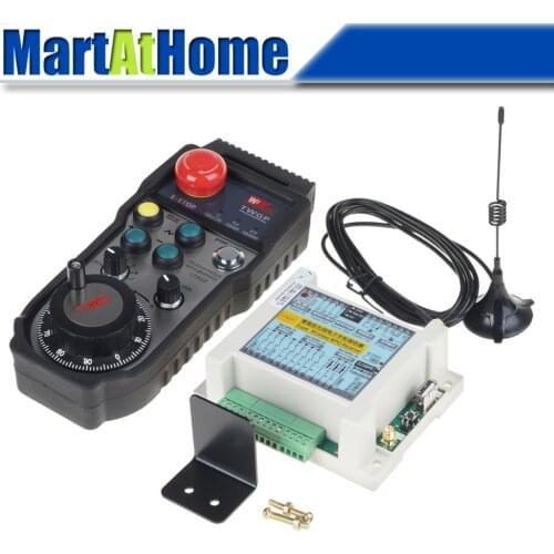 Enhanced 6 Axis CNC Wireless MPG MPG Manual Pulse Generator Electronic Handwheel Estop for SIEMENS MITSUBISHI FANUC FAGOR