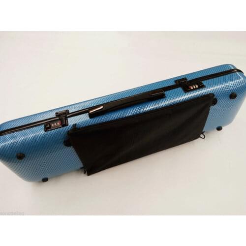 High Quality Violin 4/4V Composite Carbon Fiber Case Bow Holders Straps