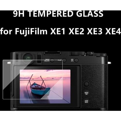 2PCS Fuji XE1 XE2 XE3 XE4 Camera 9H Camera Tempered Glass for FujiFilm X-E4 X-E3 X-E2 X-E1 LCD Screen Protector Film
