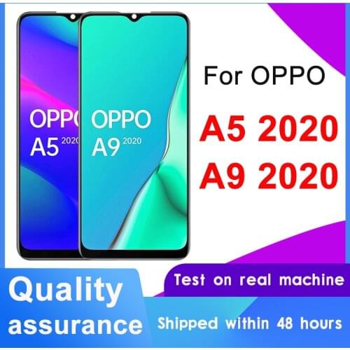New Tested 6.5" Display Replacemen For OPPO A5 2020 LCD Display Touch Screen Digitizer Assembly For OPPO A9 2020 A11x LCD Screen
