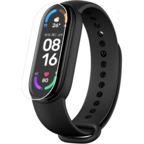2 PCS HD Protective Film Explosion-proof Scratch-proof Dust-proof Waterproof Soft Film for Xiaomi Mi Band 6/6 NFC