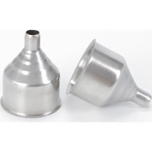 30pcs/lot Stainless Steel Funnel M Size 201 Hopper Liquid Wine Oil Kitchen Cooking Tools Accessories Gadgets Filling Hip Flask