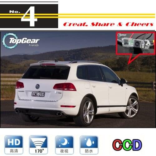 Car Camera For Volkswagen VW Touareg 2011~2014 High Quality Rear View Back Up Camera For PAL / NTSC | CCD + RCA